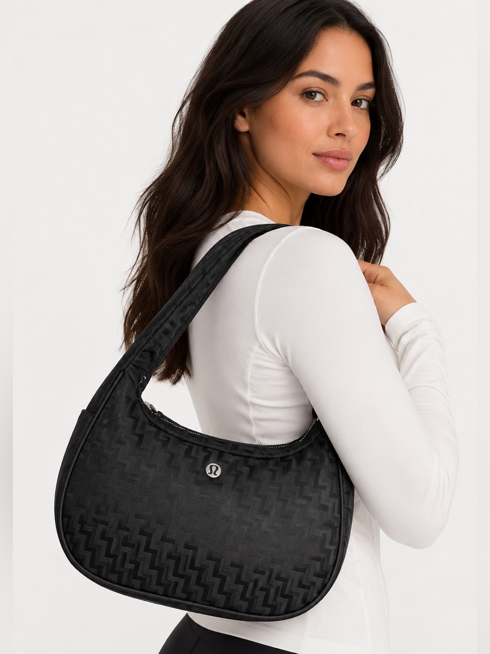 #1018 Lululemon City Essentials Shoulder Bag 4L L Monogram Jacquard NWT